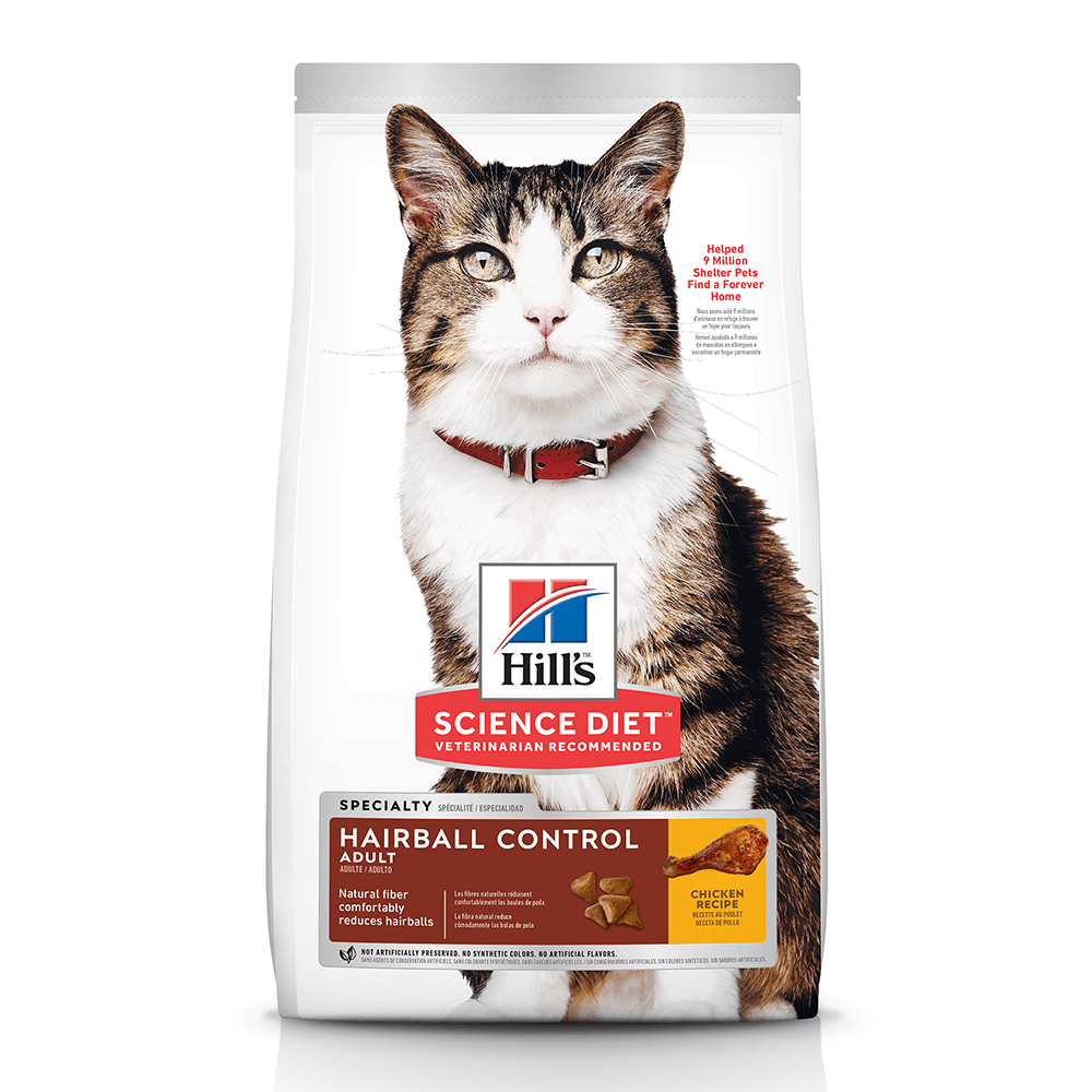 Buy Hills Science Diet Adult Hairball Control Dry Cat Food Online